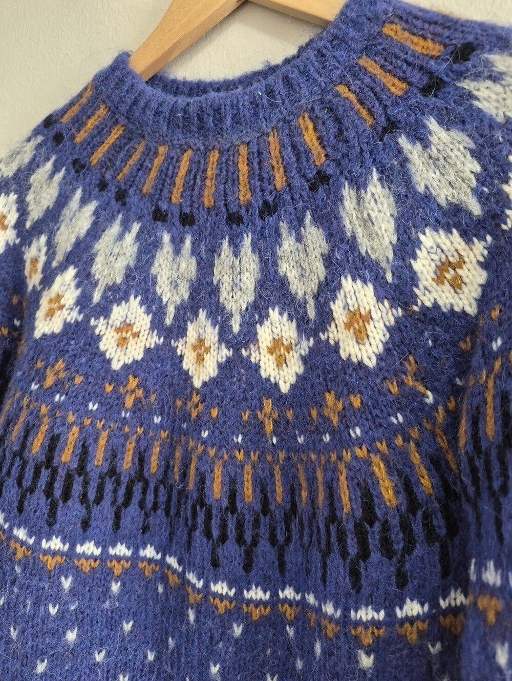 Rag & Bone Fran Fair Isle Alpaca Wool Blend Sweater Size XS - Picture 3 of 7